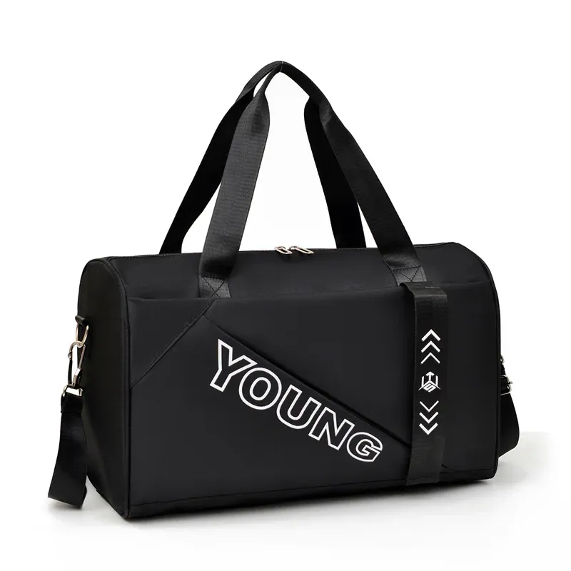 Black rectangular gym duffel bag, models 2045 and 2055
